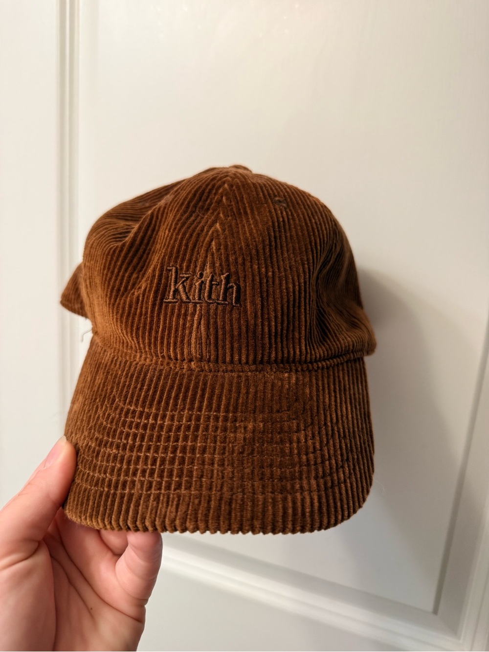 Kith Brown Corduroy Baseball Cap